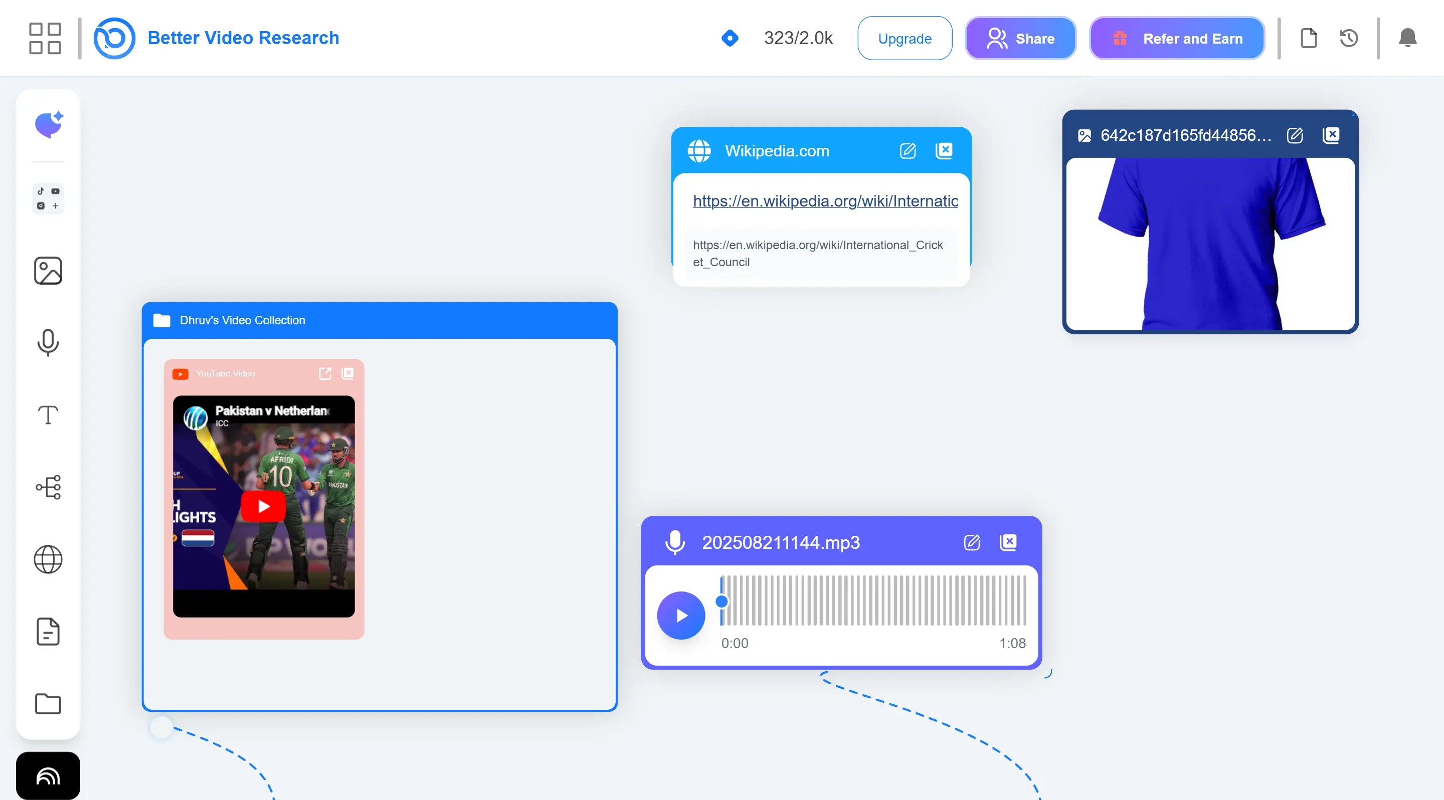 SlayCanvas — AI Video Research Board | Raza ul Mustafa Project